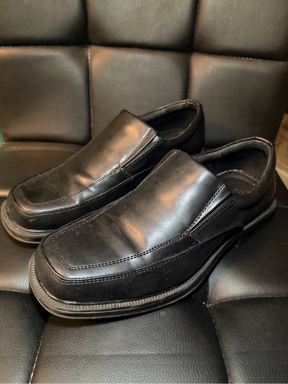Dexter comfort Black Slip-On Casual Dress Loafers